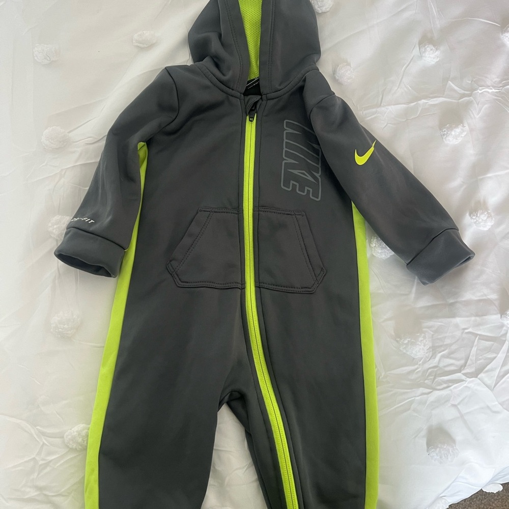 Nike Dri  fit zip up onesie